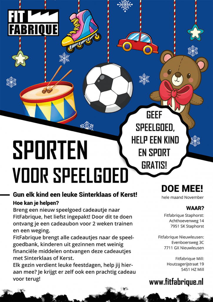 Sporten voor speelgoed