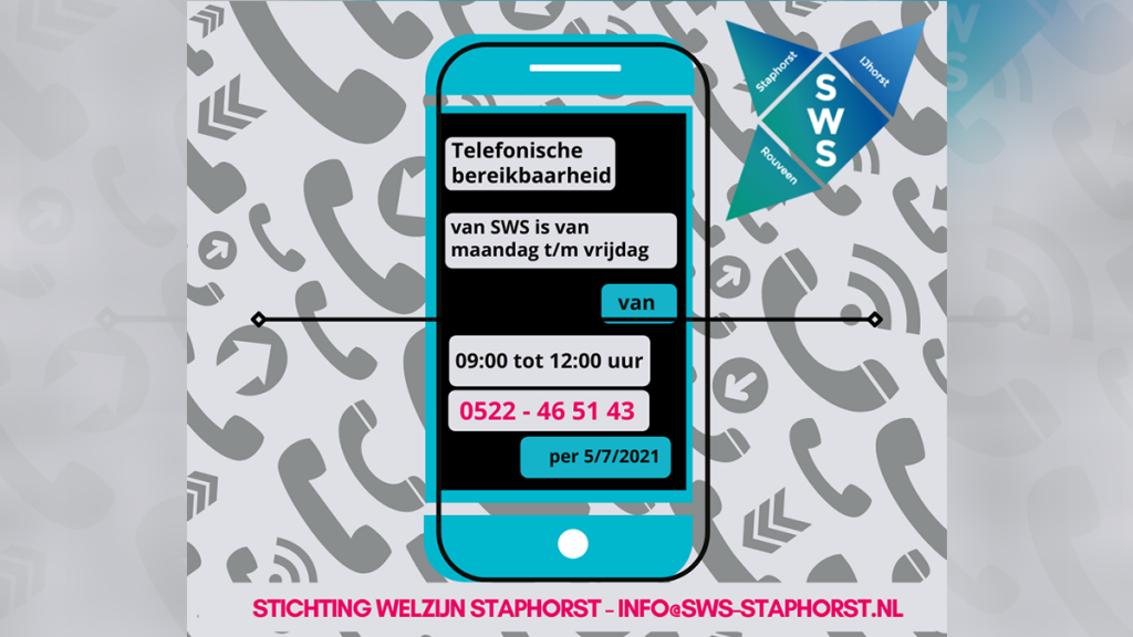 SWS is er voor jou SWS is er voor jou