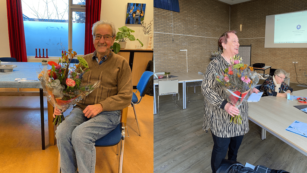 Vrijwilligers in de bloemen Vrijwilligers in de bloemen