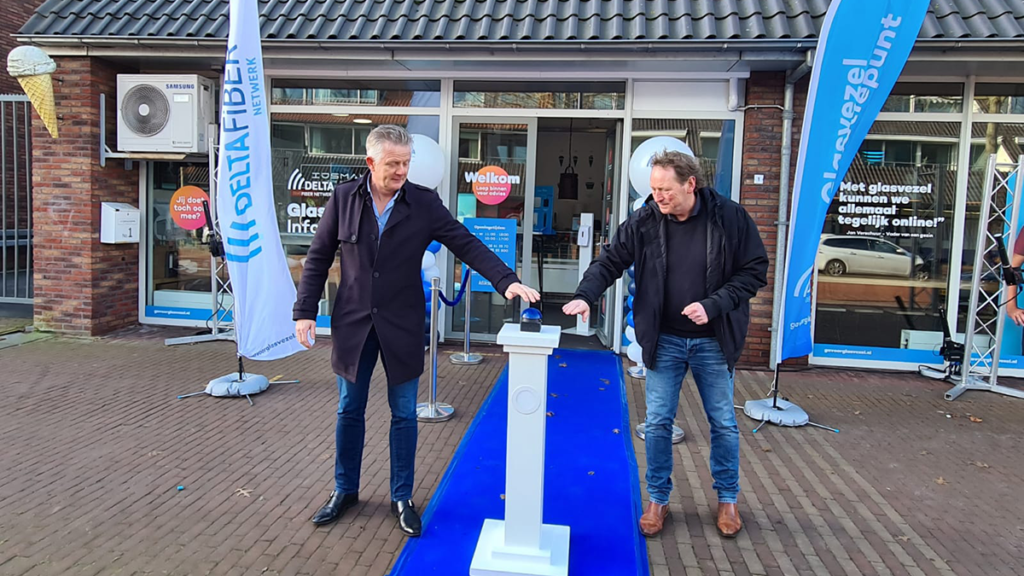 Feestelijke opening Glasvezel Informatiepunt