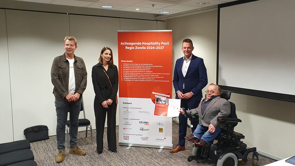 Vrijetijdssector presenteert actieagenda Hospitality Pact Regio Zwolle met nieuwe focus op arbeidsmarktuitdagingen