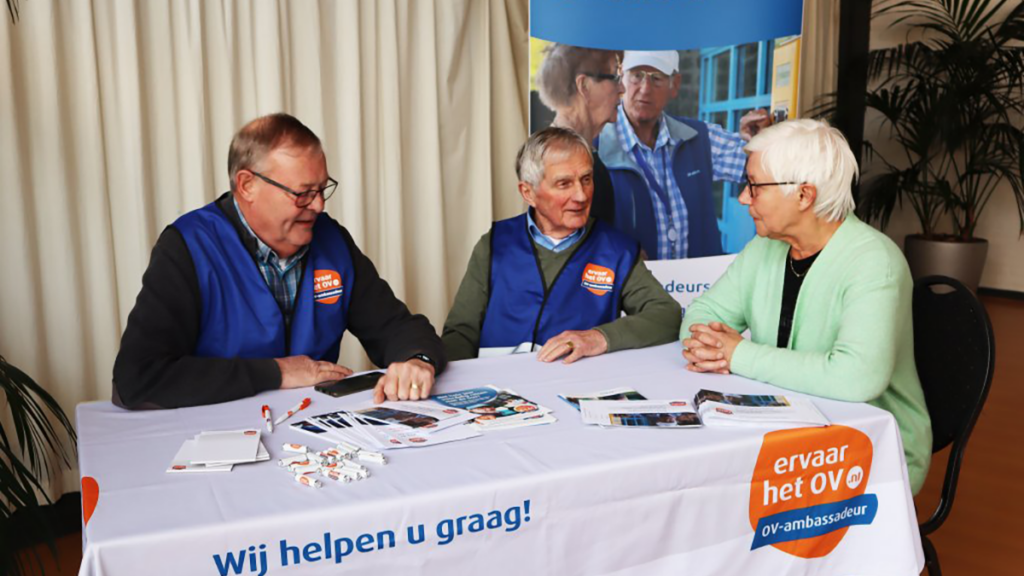 OV-ambassadeurs leggen graag uit hoe u kunt reizen