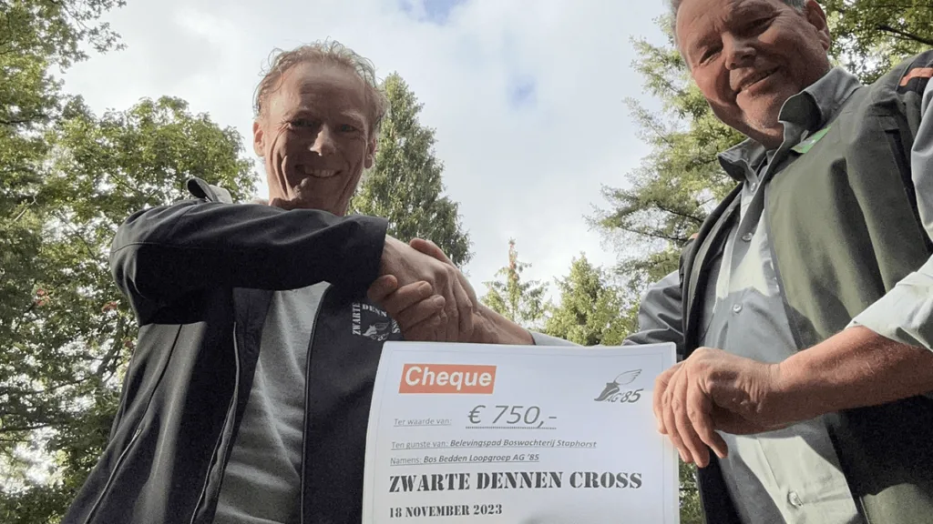 Zwarte Dennen Cross doneert &euro;750 aan Belevingspad