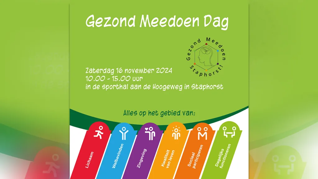 Gezond Meedoen Dag keert terug naar Staphorst