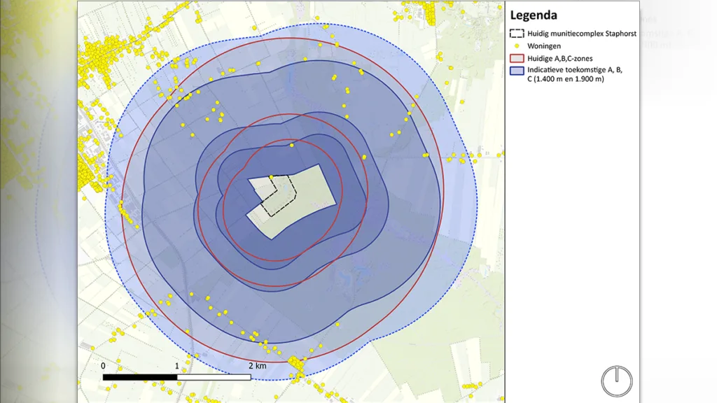 Defensie selecteert Staphorst als mogelijke locatie voor nieuwe munitieopslag