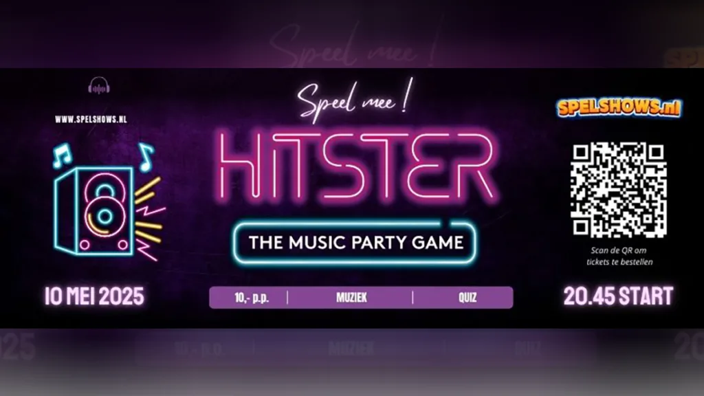Hitster Spelshow: Muzikale strijd in Zaal Spoorzicht