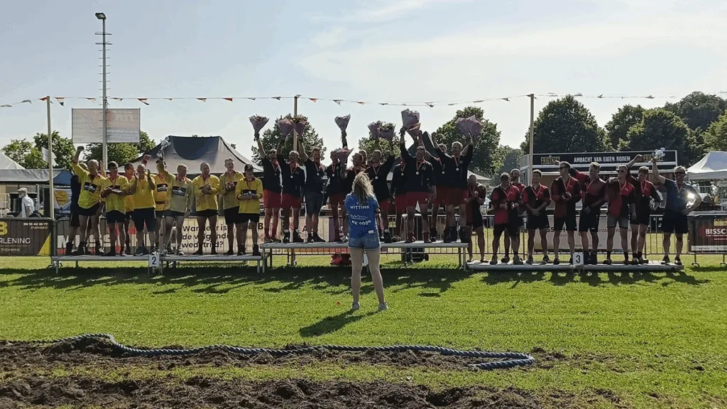 NK Touwtrekken in Staphorst: TTV Wittink behaalt podiumplaatsen