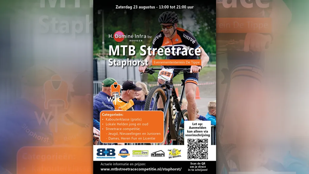 Spannende MTB Streetrace op komst in Staphorst Spannende MTB Streetrace op komst in Staphorst
