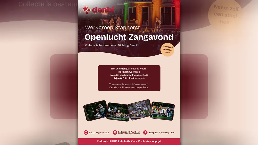 Sfeervolle Openlucht Zangavond in Punthorst