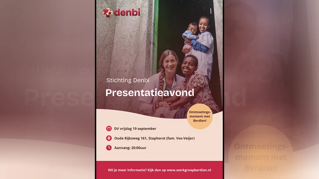 Informatieavond Stichting Denbi in Staphorst