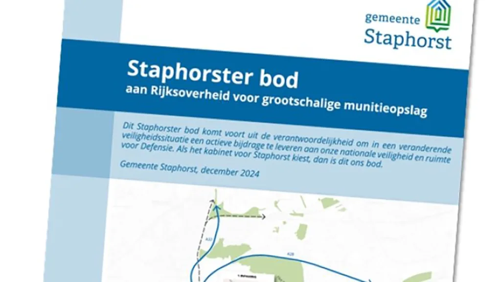 Defensie reageert op zorgen Staphorst over munitieopslag