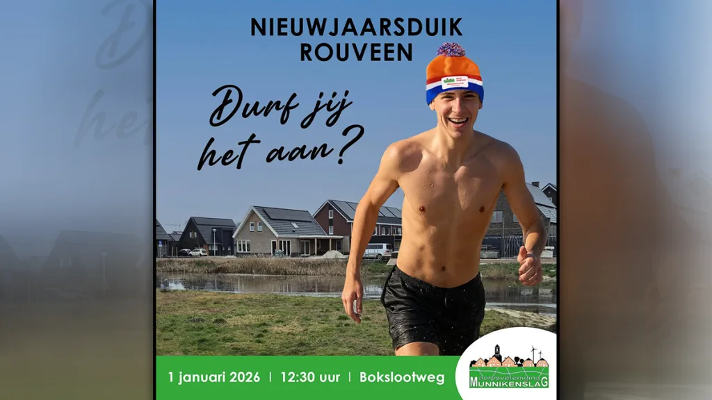Eerste Nieuwjaarsduik in Rouveen: durf jij het aan?