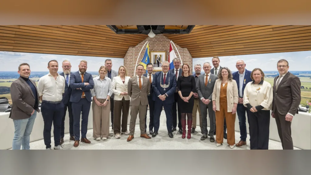 Lintjes en afscheid bij gemeenteraad Staphorst