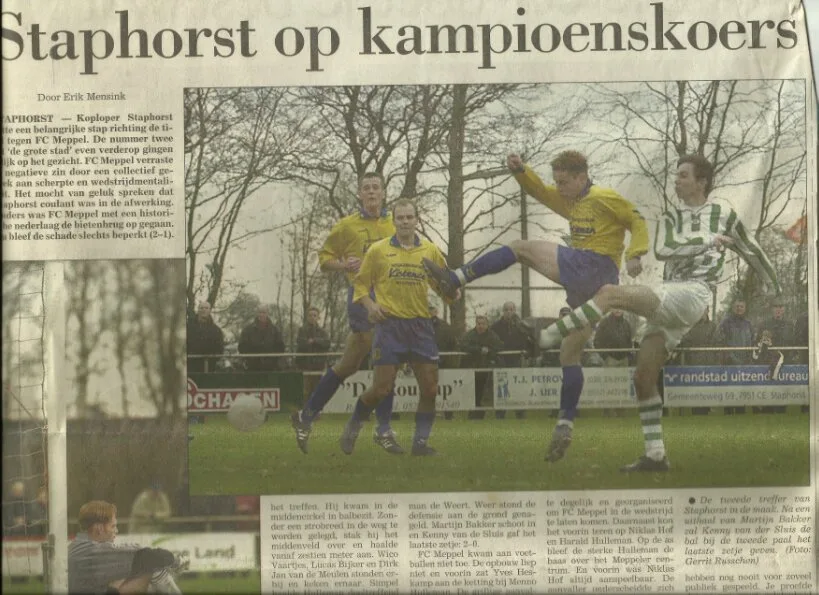 Feyenoord Legends tegen vv Staphorst All Stars op 5 juni